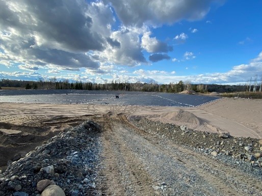 Mine Waste Rock Pad with Enviro Liner