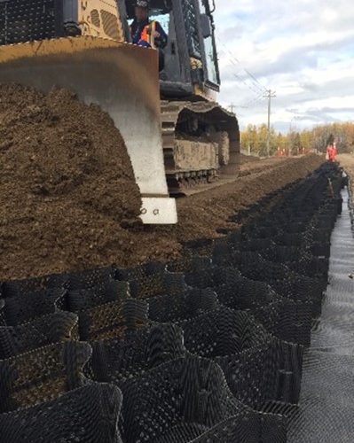 Haul Road Rehabilitation Using Geosynthetics