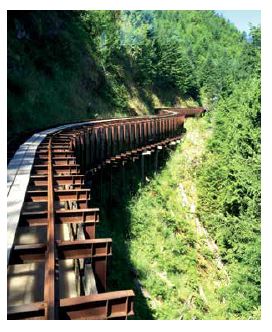 waterproofing for a 10-mile wooden flume